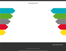 Tablet Screenshot of comdue.info